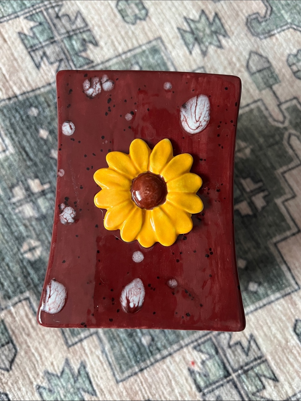 Sunflower Vase Utensil Container